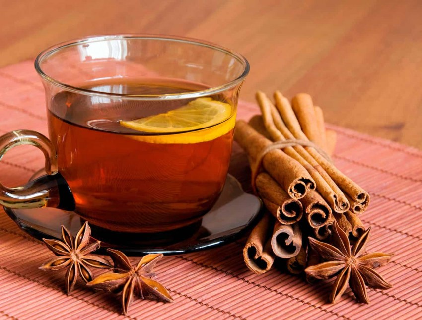 Чай с корицей