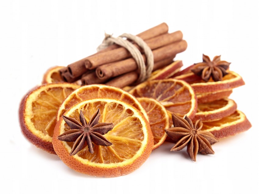 Бадьян, кардамон, апельсин