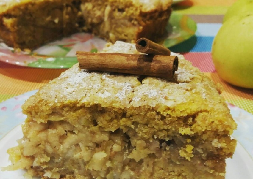 Насыпной пирог 3 стакана