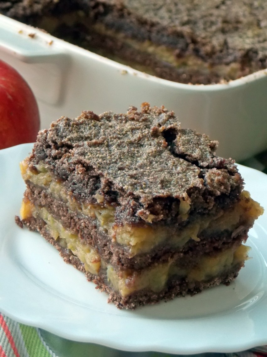 Насыпной яблочный пирог три стакана