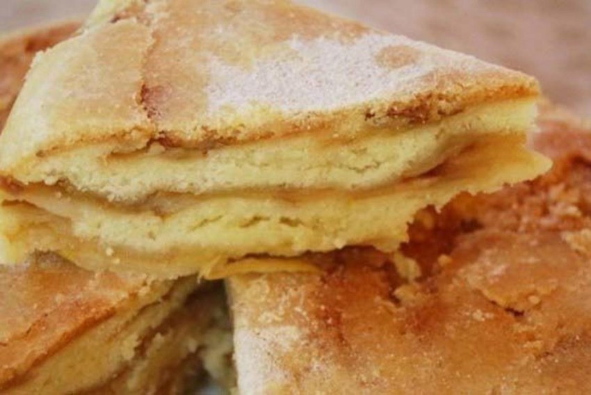 Насыпной пирог с яблоками от Юлии Высоцкой