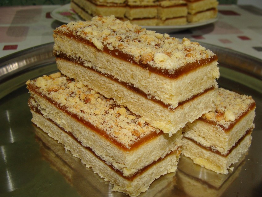 Яблочный пирог с сухим тестом