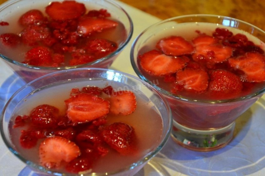 Десерты с вишневым желе