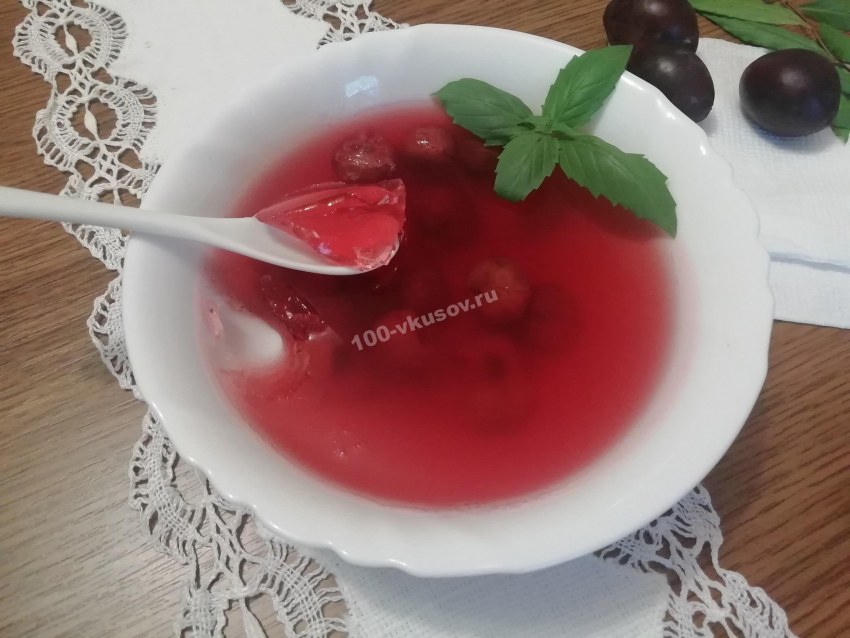 Желе из компота