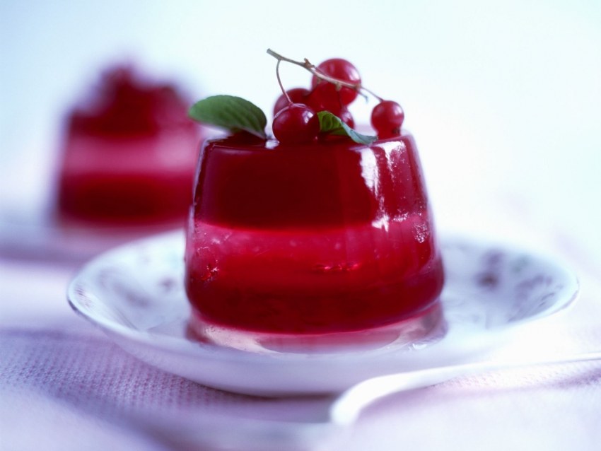 Оригинальная подача желе