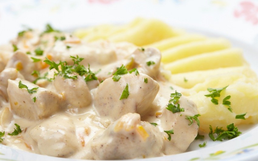 Курица в сливочном соусе