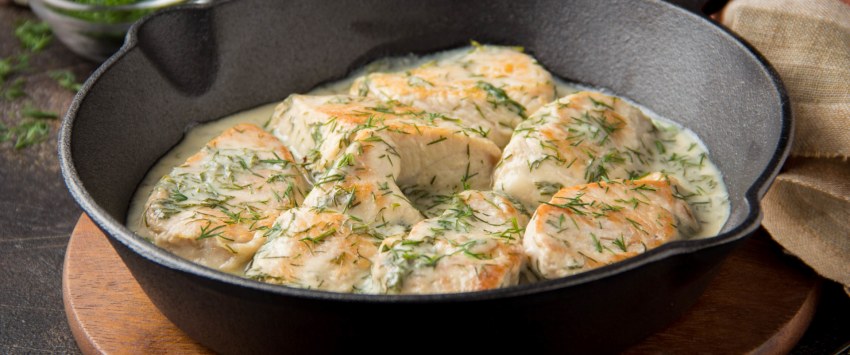 Голубцы в сметанном соусе