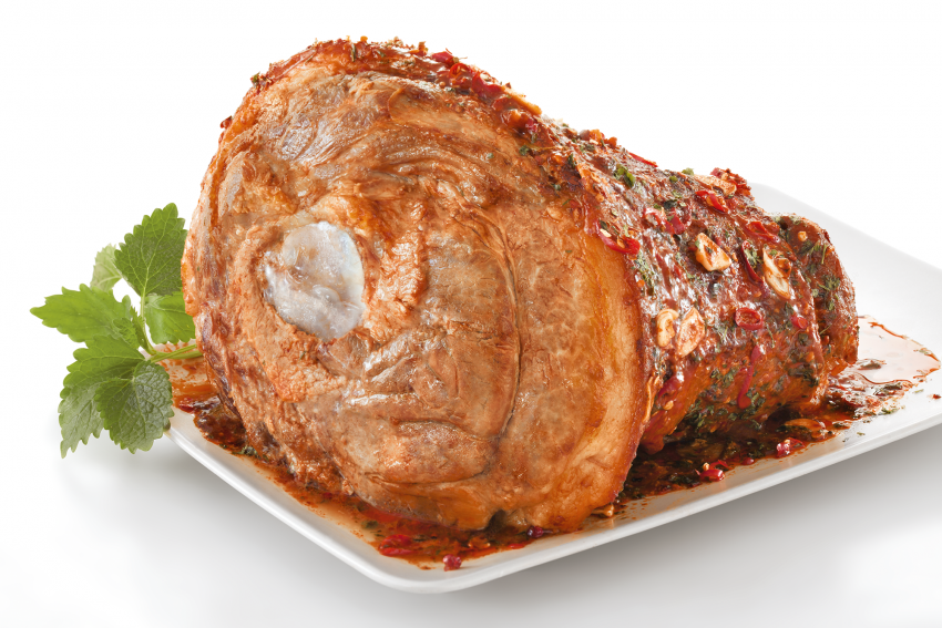 Рулька свиная копченая