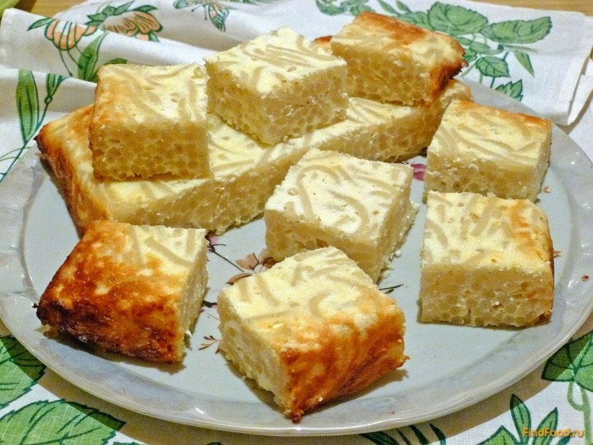 Запеканка из творога с вермишелью