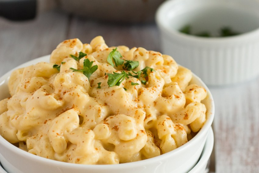 Mac and Cheese с ветчиной.