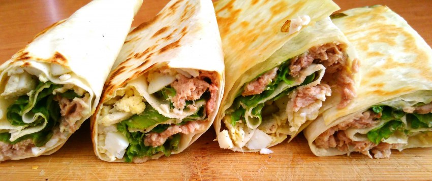 Чебуреки в лаваше