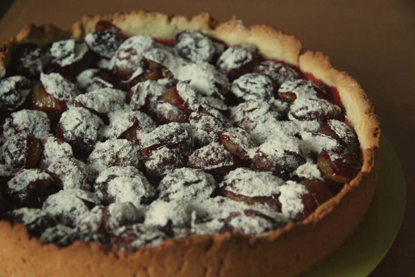 Баварский пирог со сливами