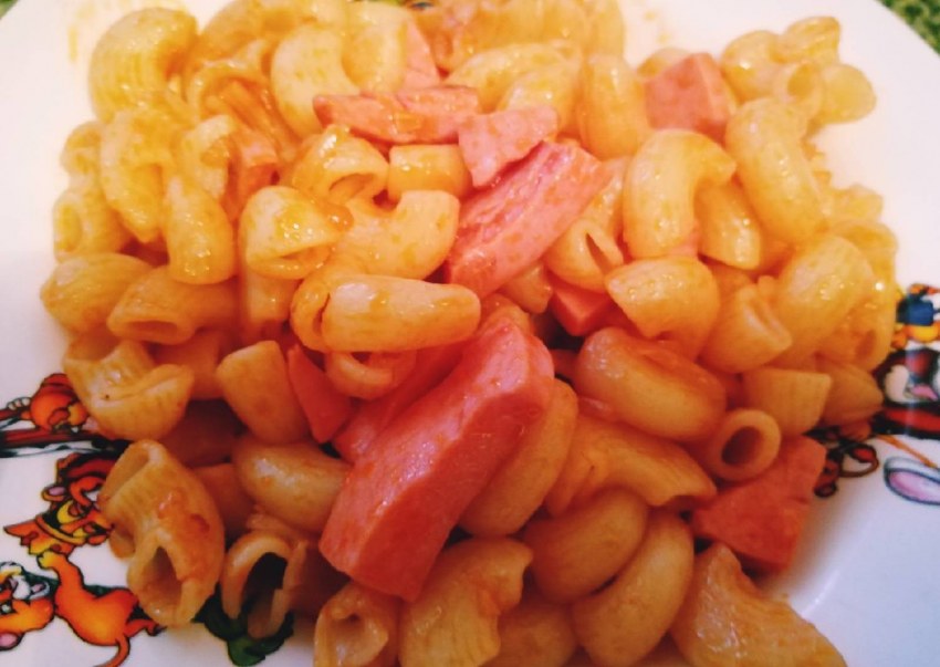 Подлива из колбасы для спагетти