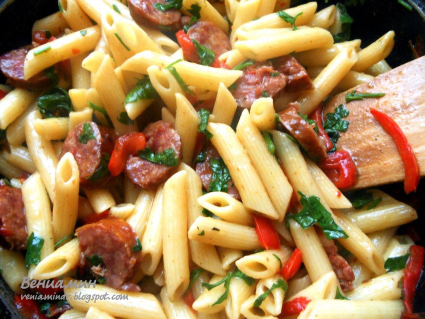 Вкусные макароны