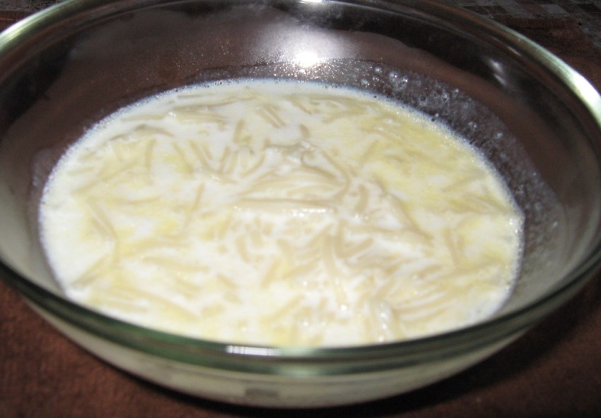 Каша с вермишелью