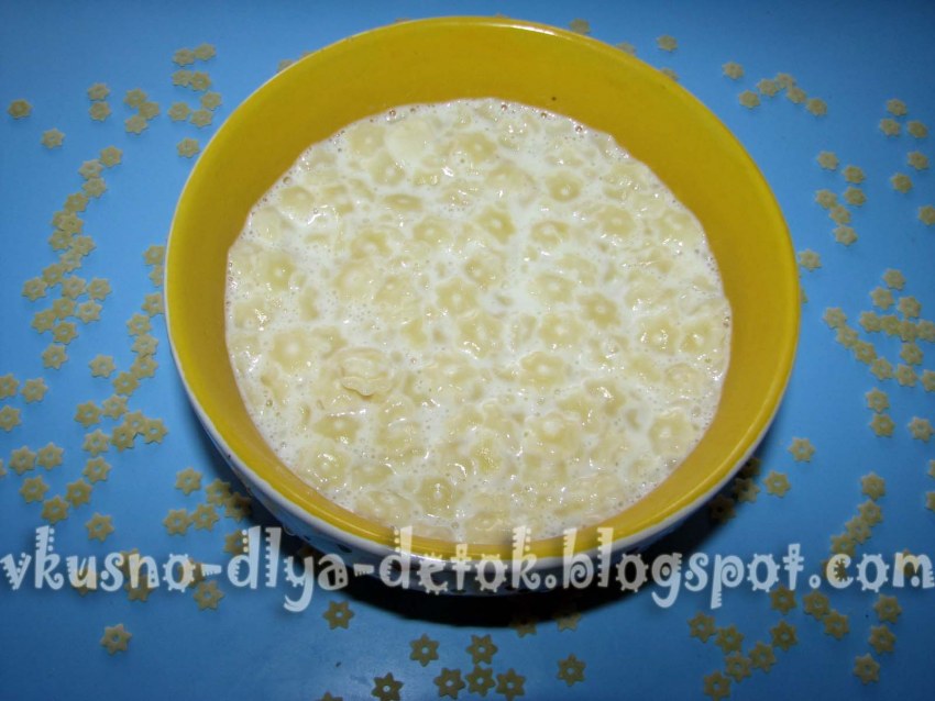 Молочные супы и каши
