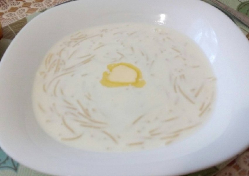 Суп молочный с макаронными