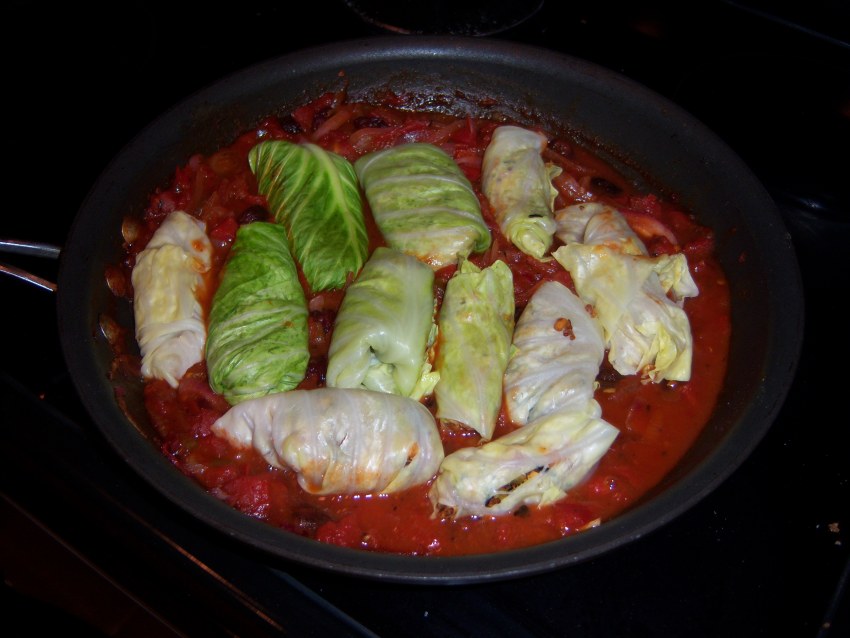 Гарнир к голубцам из пекинской капусты