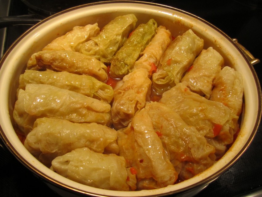 Жареные голубцы