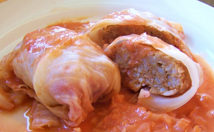 Запеченные голубцы