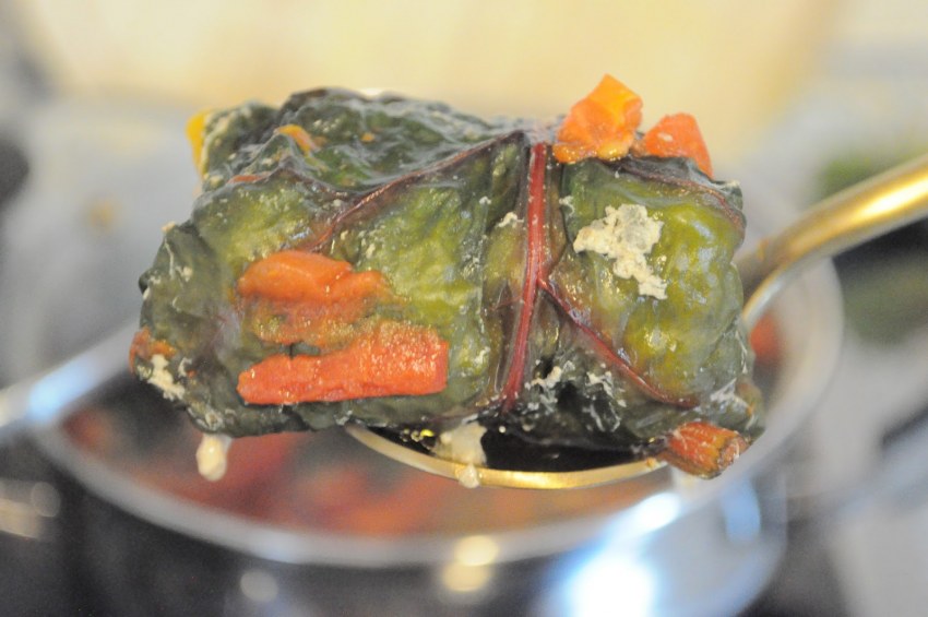 Голубцы с говяжьим фаршем и капустой