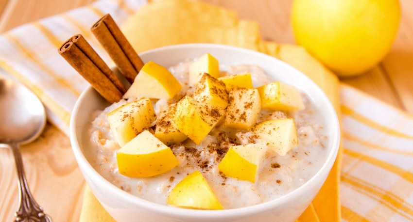 Завтрак каша с грушей