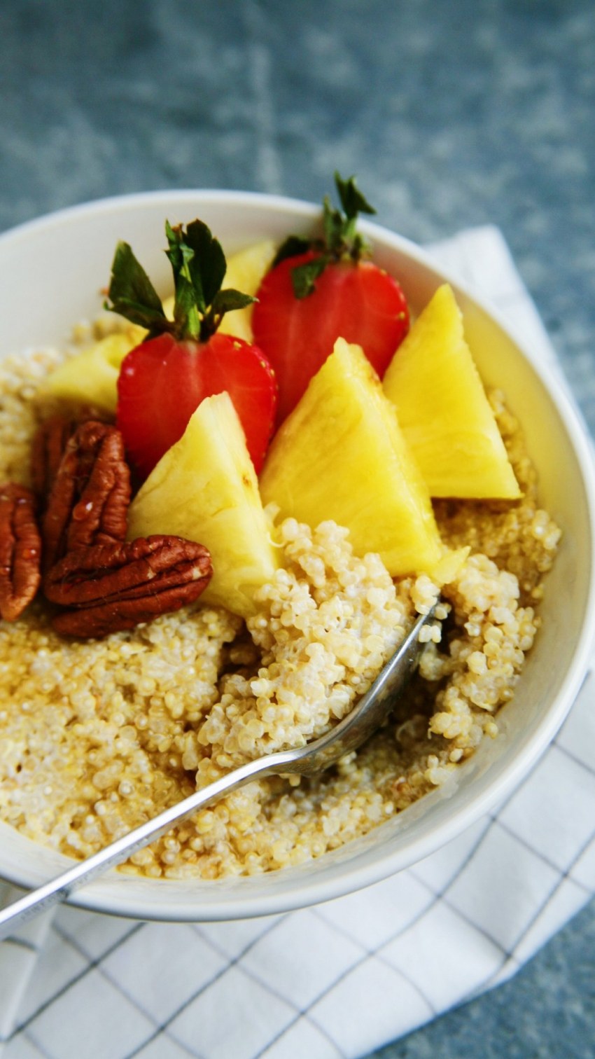 Пшенная каша с грушей