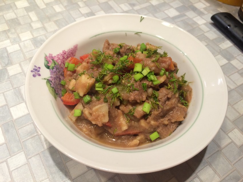 Гуляш с клецками по-венгерски