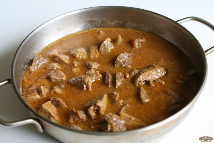 Жаркое с зеленью