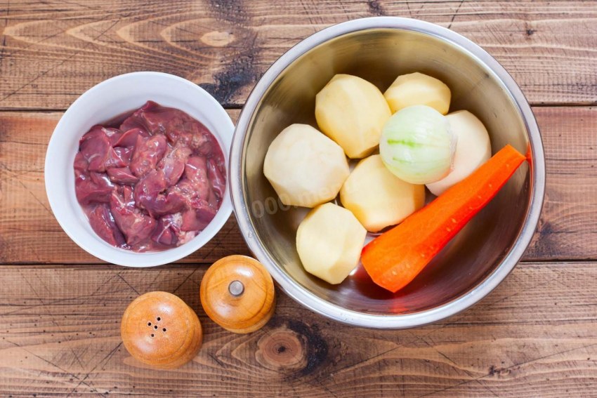 Картошка со шкварками