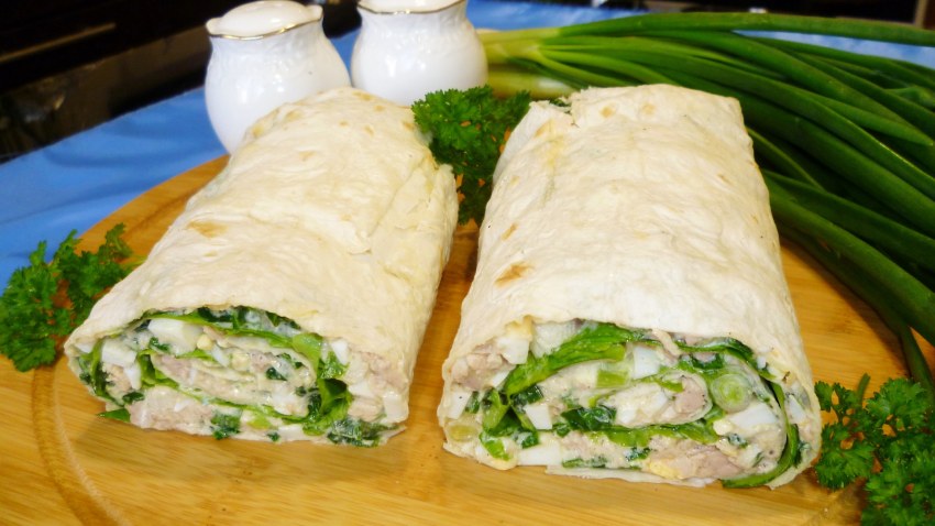 Рулет из лаваша