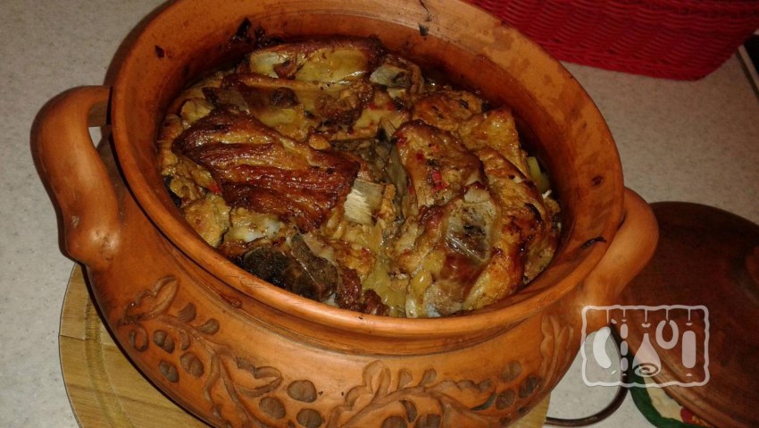 Тушеная картошка в утятнице