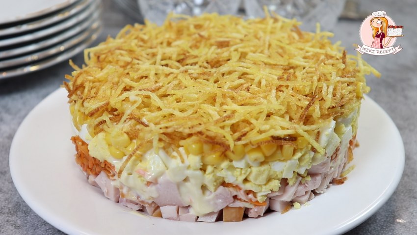 Салат Бунито с корейской морковкой