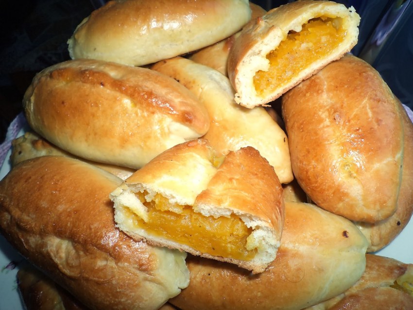 Пирожки с тыквой в духовке