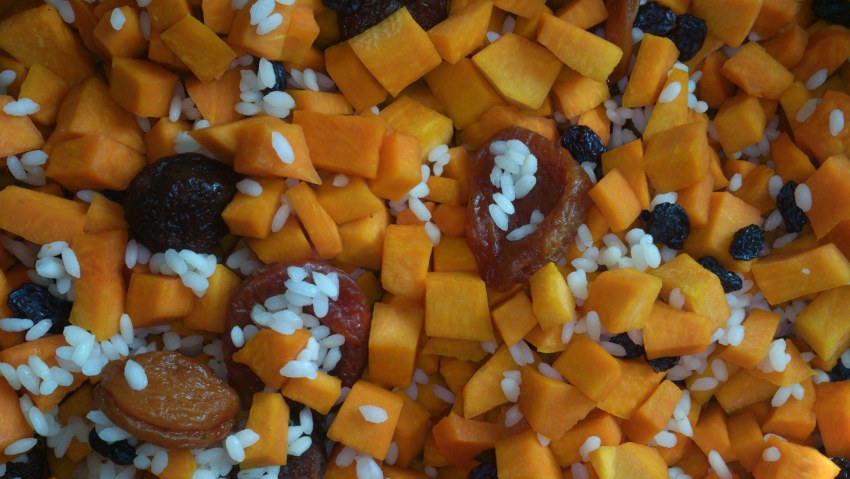 Тыквенный пирог с апельсином