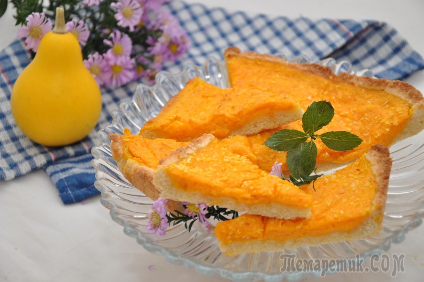 Тыквенный пирог Ингредиенты