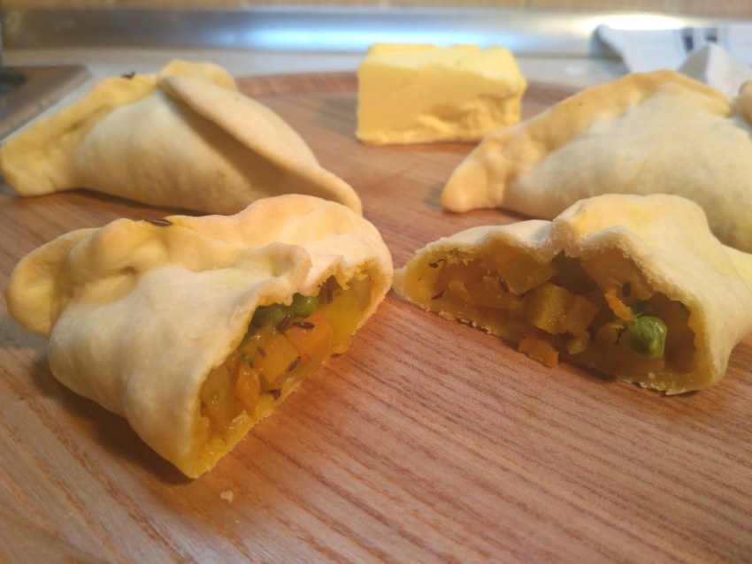 Приготовление пирожков с тыквой