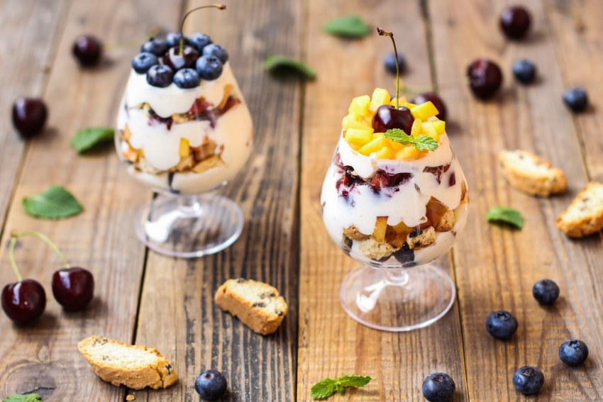 Трайфл с заварным кремом