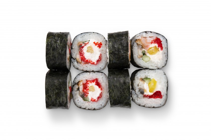 Роллы унаги Футомаки