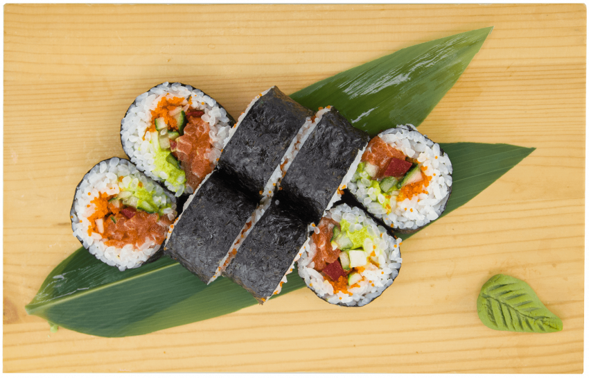 Ролл Футомаки вид сверху