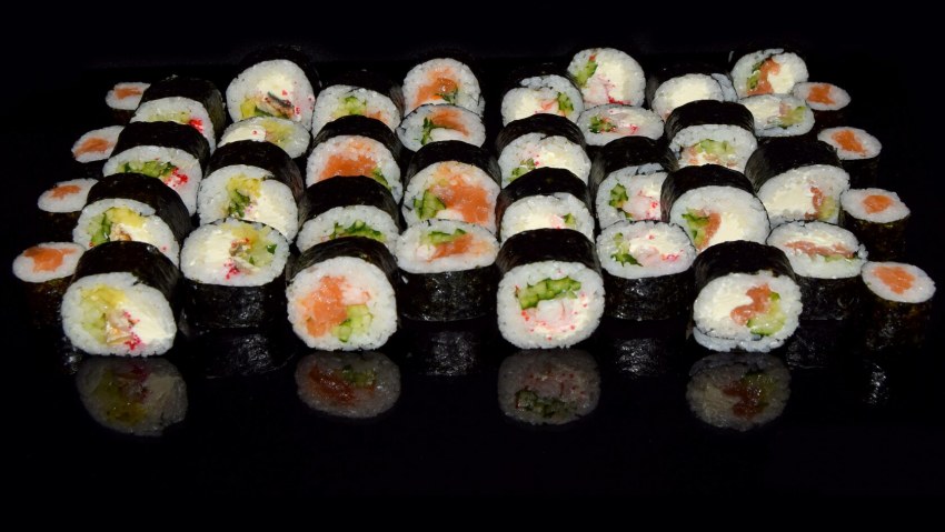 Футомаки с крабом