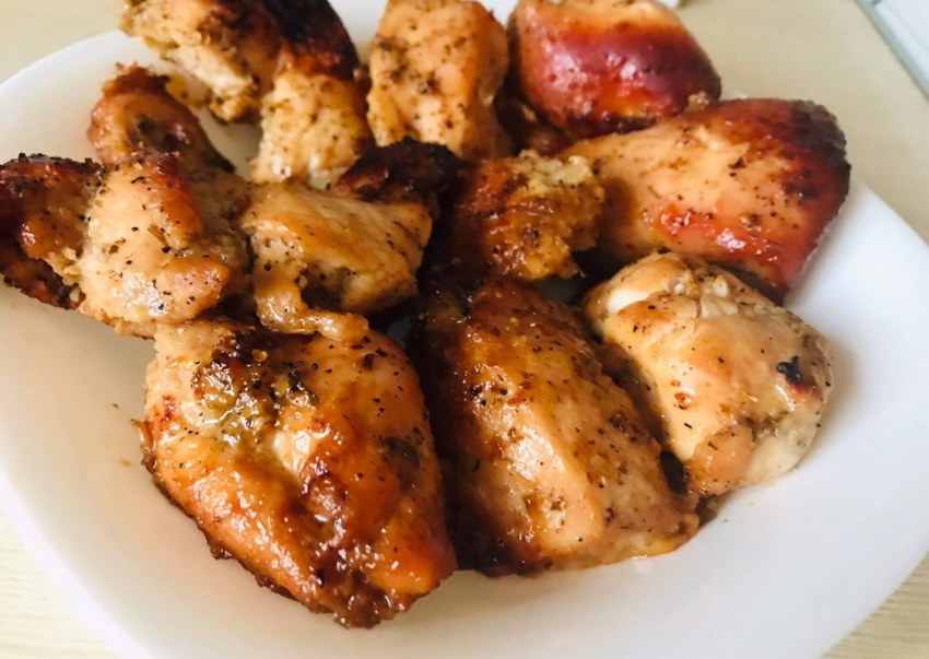 Куриное филе в медово соевом соусе