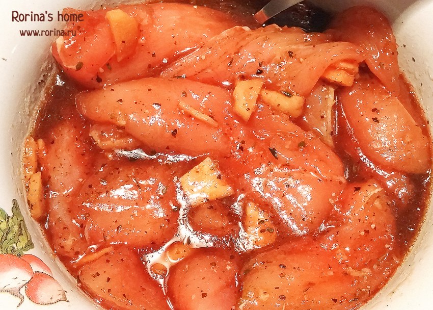 Крылья в медово горчичном соусе