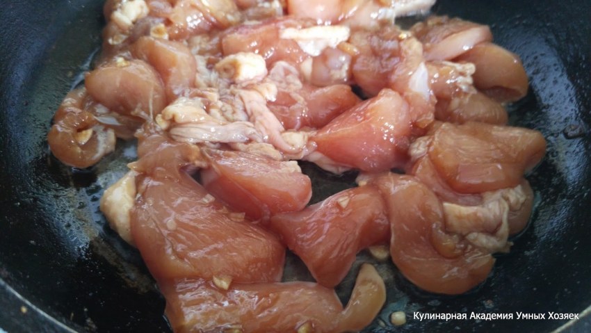 Куриный шашлык с рисом