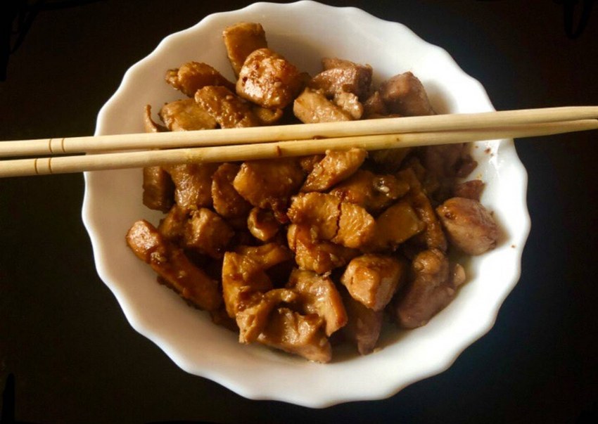 Курица с грибами