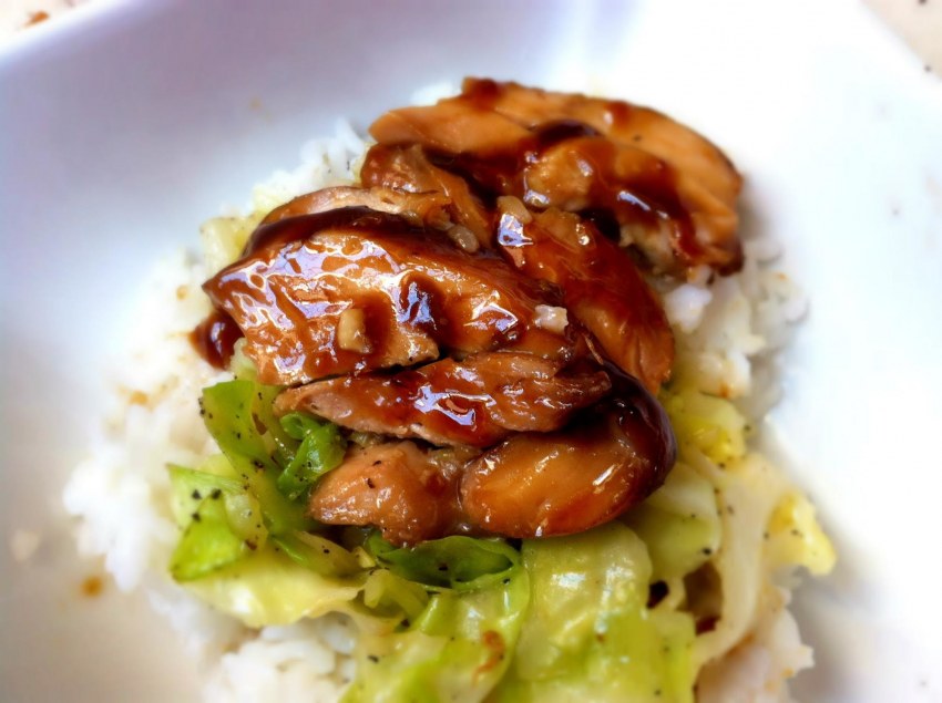 Филе грудки курицы в соевом соусе