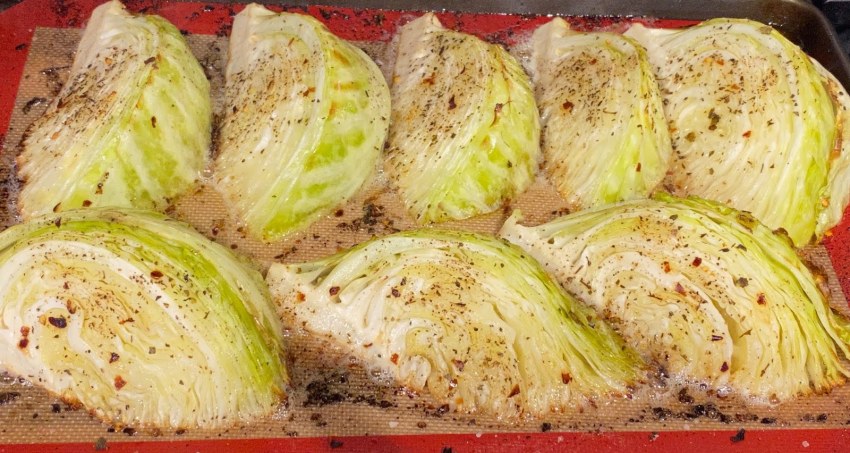 Капустные стейки в духовке