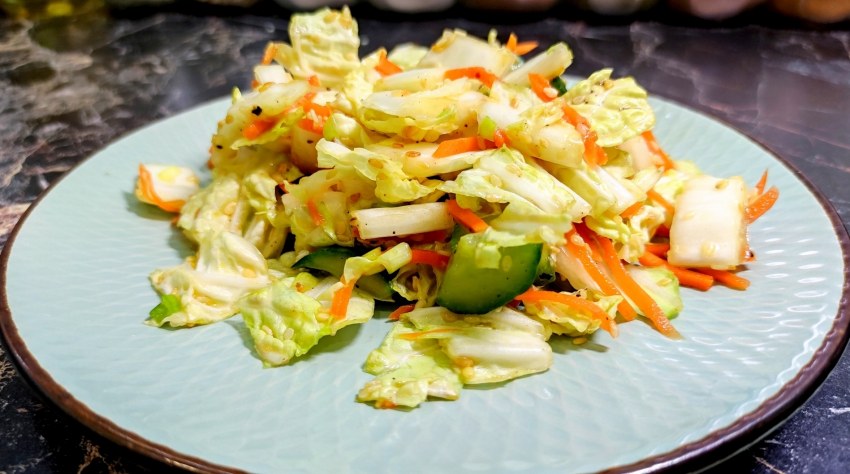 Капустные оладьи