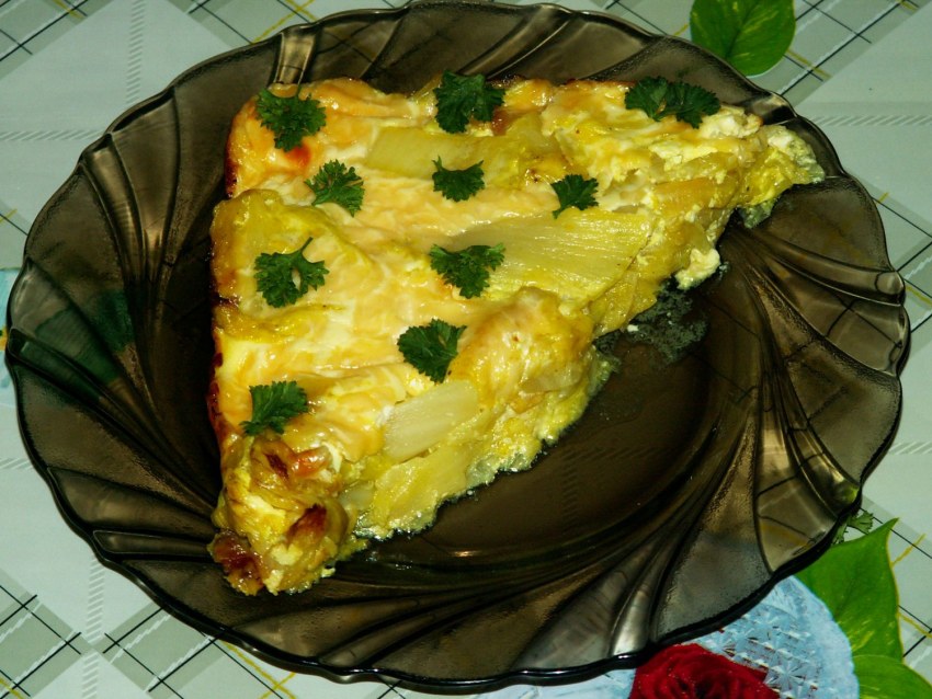 Запеканка из китайской капусты в духовке