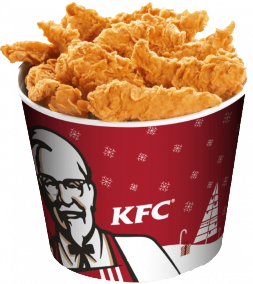Ведро крылышек КФС